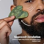 ROSELYNBOUTIQUE Gua Sha Facial Tools & Face Roller for Wrinkless Natural Skincare Tool Jade Roller Guasha Tool for Face Facial Massager (Green) - Image 5