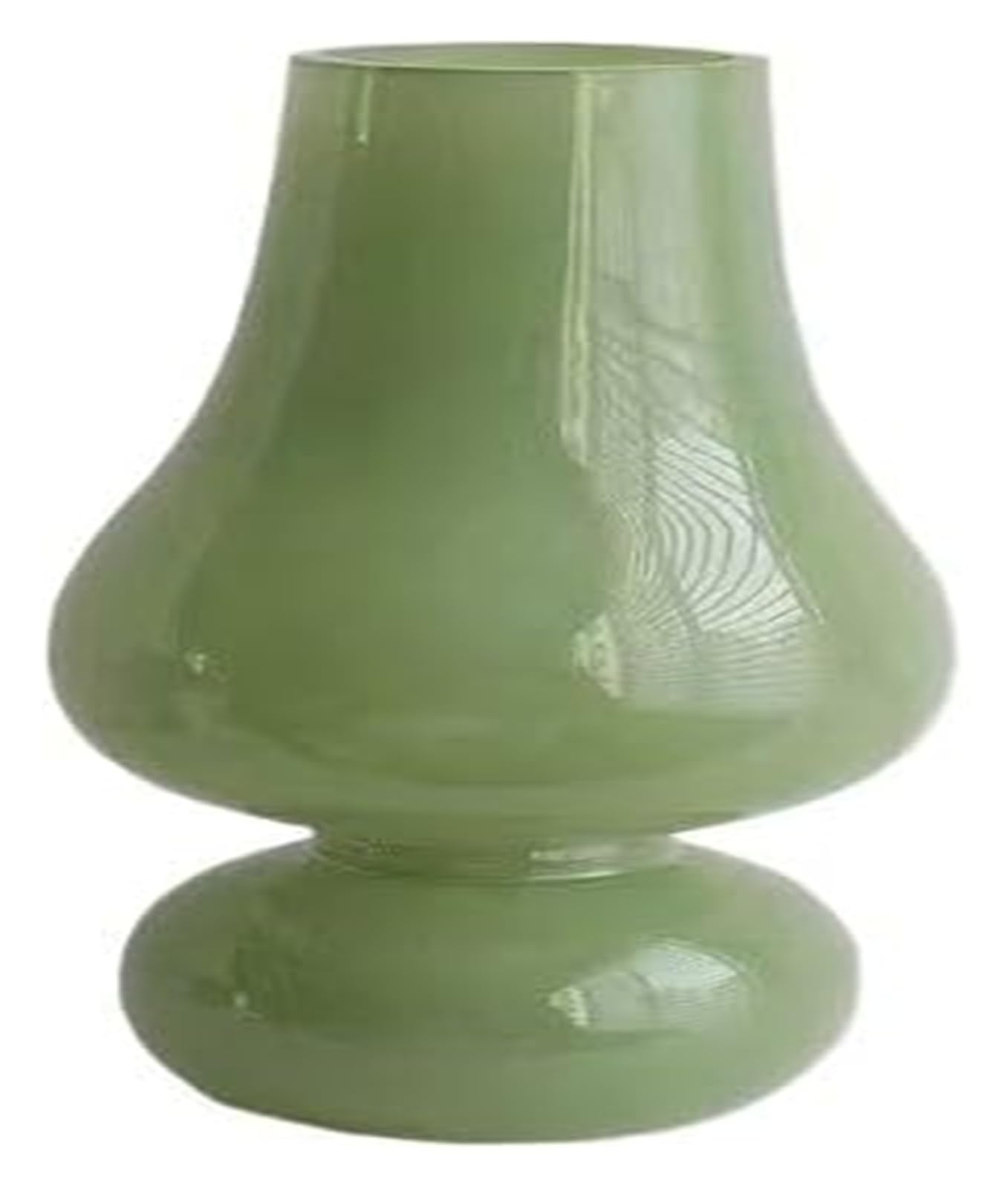 Bzgpmfud Girls B Green Vase Desktop For Living Room Taro Purple Glass Decorations Retro Simulation Flower Heart Vases(B Green)
