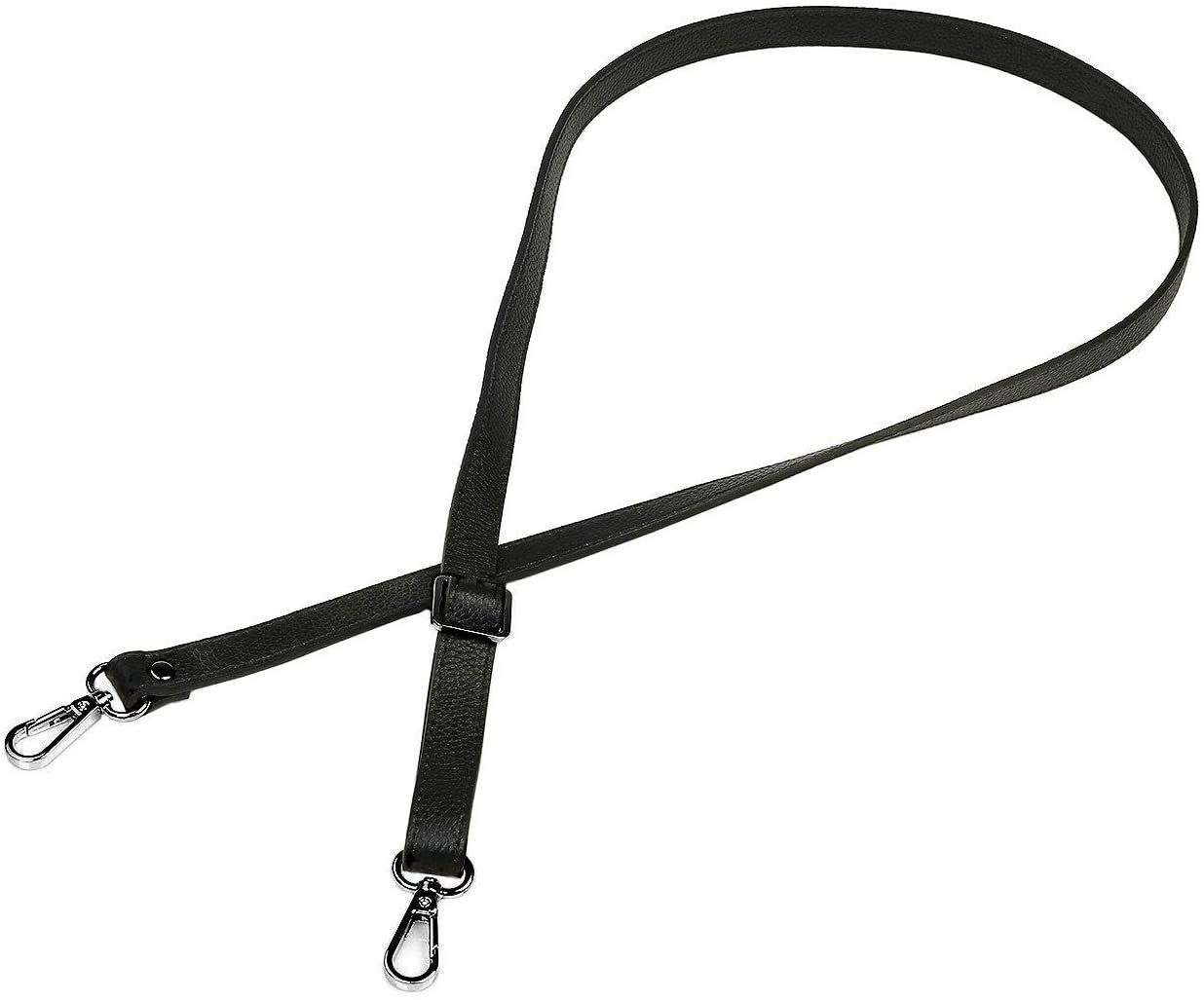 VanEnjoy Full Grain Genuine Leather Adjustable CrossBody Strap Replacement for Bag Purse, 0.7" Wide,26-51" Long