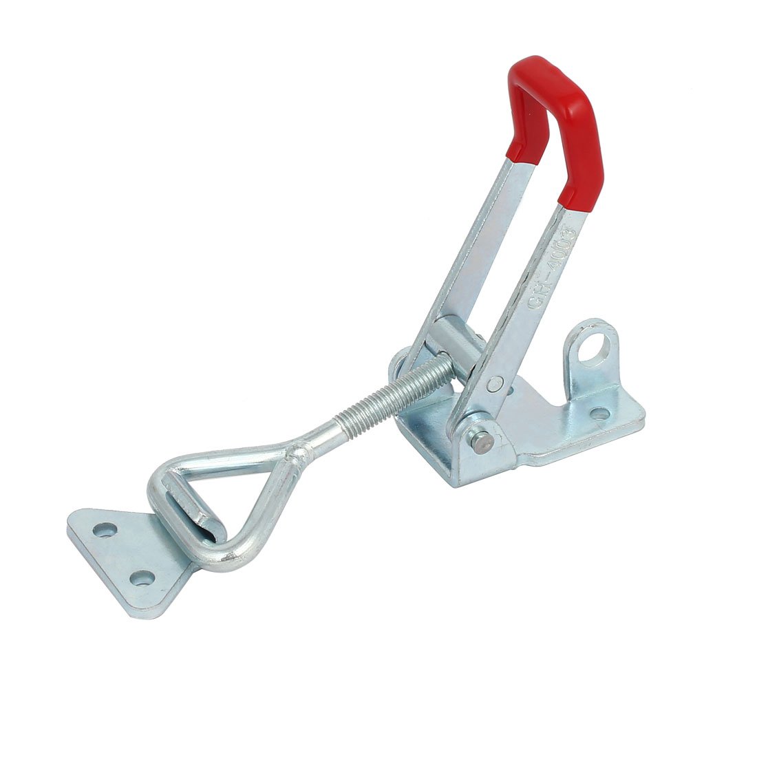 Aexit Zinc Plated Clamps Screw Fixed Triangle Lever Latch Type Adjustable Toggle Toggle Clamps Clamp GH-4003