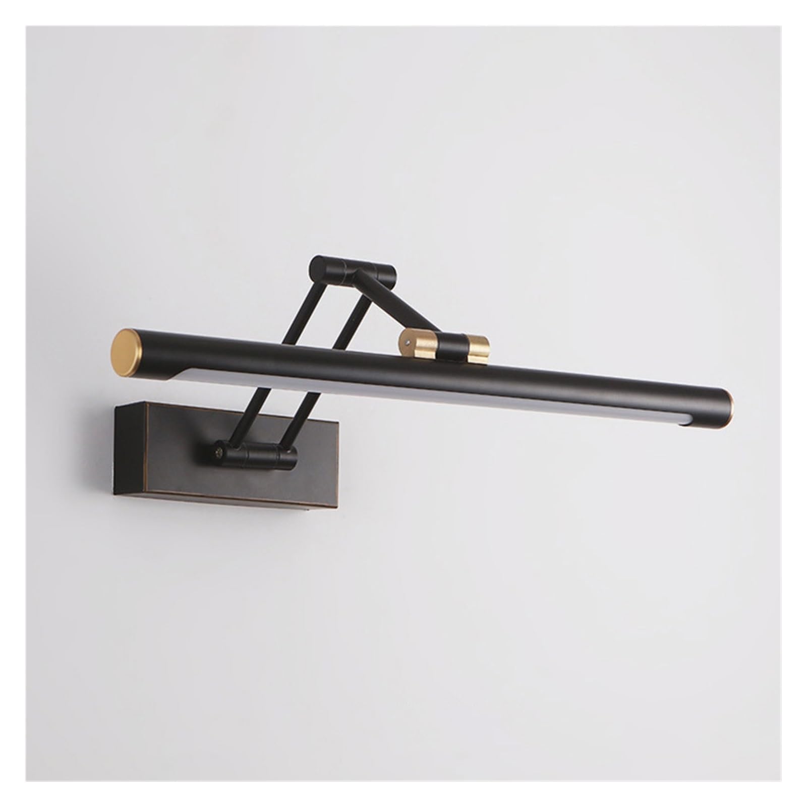 Światła obrazu Światło lustrzane LED Kinkiet Nowoczesna Łazienka Kinkiet 43cm 58cm AC85-265V Oświetlenie wewnętrzne Sypialnia Kinkiety Ścienne Oprawy oświetleniowe (Color : Warm, Size : White 43cm