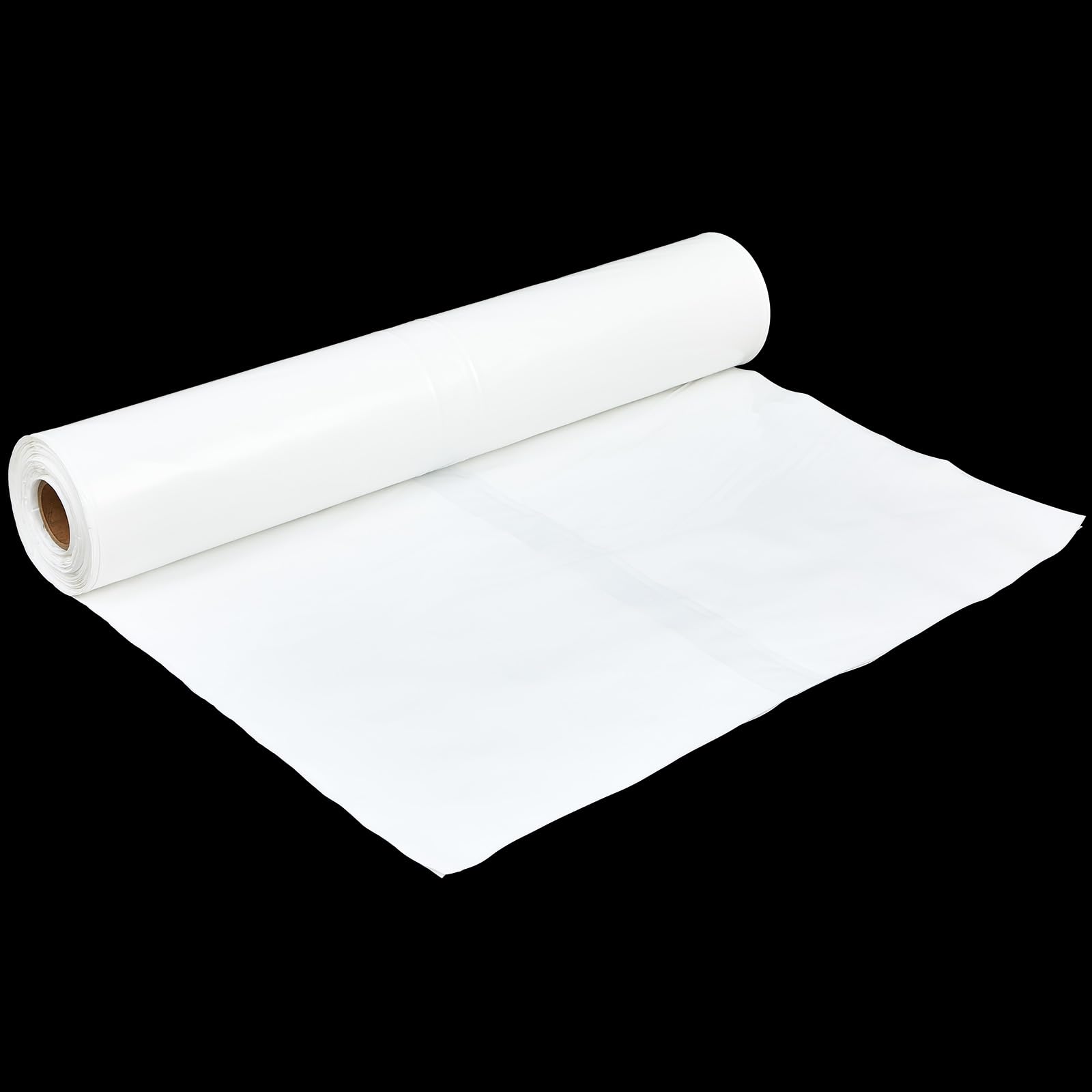 Geyoga 14' x 100' White Boat Shrink Film 7 Mil Thick Polyethylene Plastic Shrink Wrap for Use with Heat Gun Ldpe Marine Wrap Boat Film Plastic Sheeting for Protection and Storage