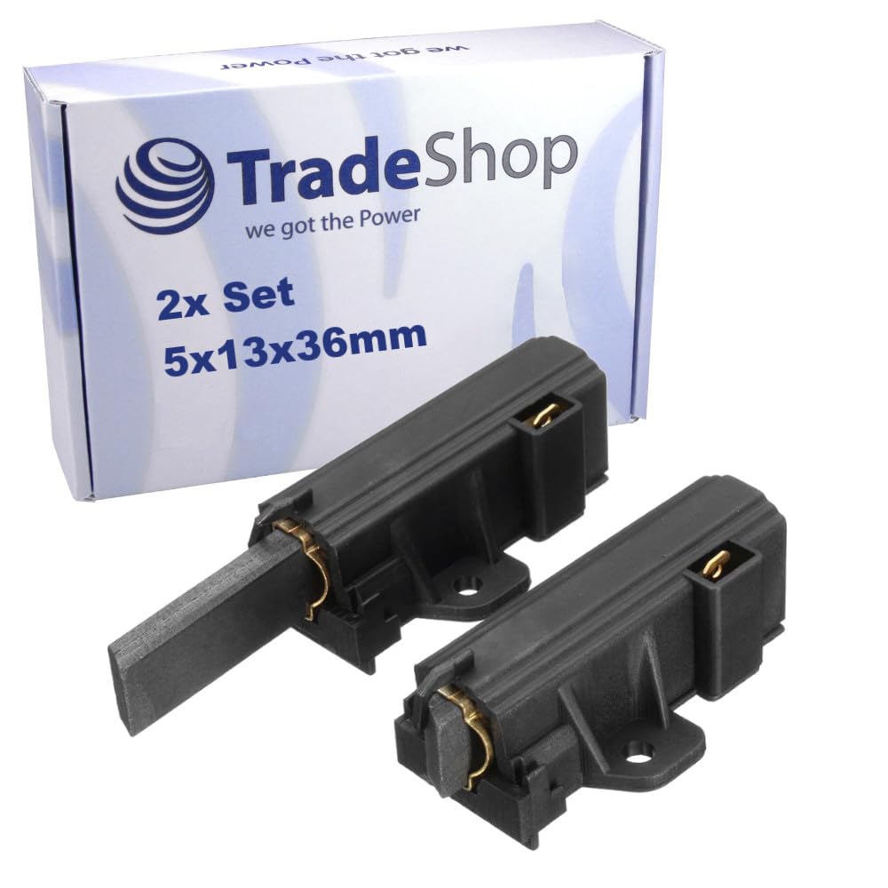 Kohlebürsten Für Bauknecht WA PLUS 634 A+++ Waschmaschine | Motorkohlen Ersatz | Einfacher Wechsel Gegen Funken & Geräusche