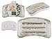 Produktbild Out of the blue Badewannenkissen mit Glitter, Silber, one Size, 6