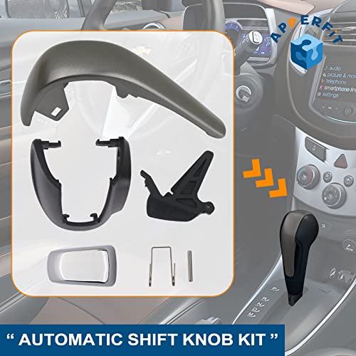 Apperfit Automatic Shift Shifter Knob Kit Compatible With Chevy Sonic 2012-2016, Chevy Trax 2015-2016 Replaces 42539736 42423234 95393161 #TOP1