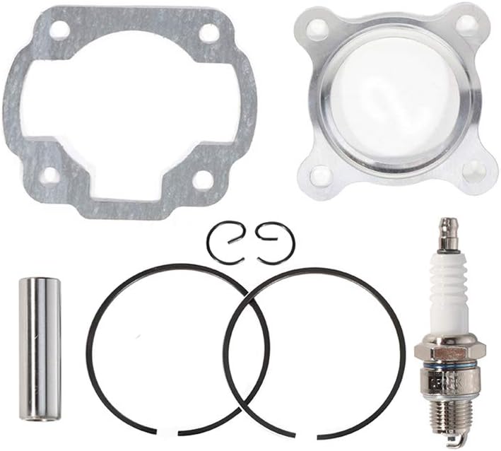 SCITOO Cylinder Piston ADP11304DA580S, 0450006 Cylinder Piston Gasket Top end Kit fitment 2001-2003 for Polaris Scrambler 50