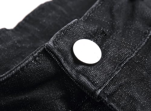 Image of QIMYUM Men's Wide-Leg Baggy Flex Jeans Relaxed Loose Fit Long Denim Pants