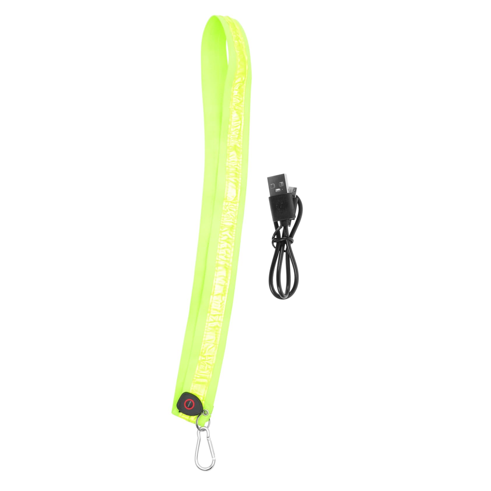 TOYANDONA Bretelles croisées Lumineuses lumières Ceinture Brassard de Course à Pied Ceinture réfléchissante de sécurité Ceinture d'épaule de Course de Nuit Nylon Vert