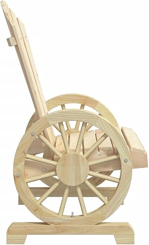 Miniatura 6 de Garden Adirondack Chair Natural Wood Solid Fir Wood Standard,The Ultimate Classic Adirondack Chair for Comfort and Style in Gardens, Backyards &