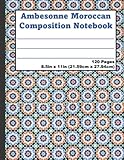 Photo Gallery ambesonne morrocan: composition notebook Photo Gallery ambesonne morrocan: composition notebook