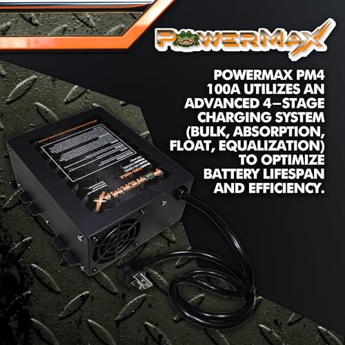 Image of PowerMax PM4-100A 100A Deck Mount RV Converter Charger Lithium