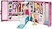 Barbie Fashionistas Le Dressing Deluxe pour poupée, transportable, avec 4 tenues et plus de 25 accessoires, emballage fermé, jouet pour enfant, GPM43