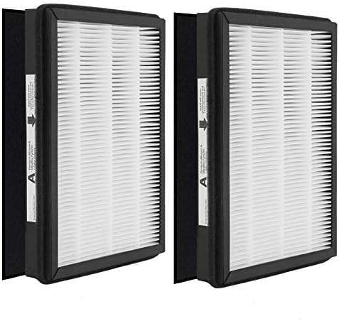 Drolma Size A HEPA Replacement Filter, Compatible with Filtrete & Idylis Air Purifier Devices FAP-C01-A, AC-2119, IAPC-40-140, IAP-10-150, Compare to Part Model # IAF-H-100A, 2-Pack