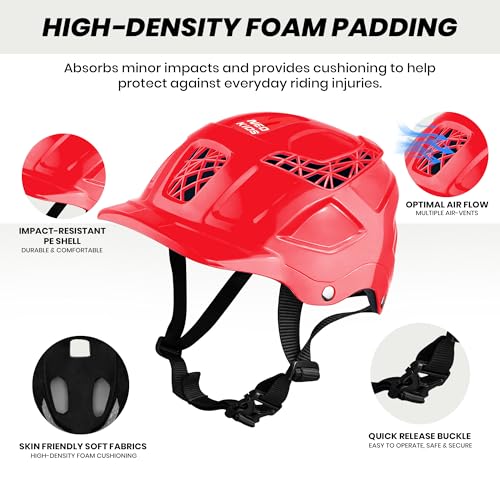 Image of Jaspo SX 4 Protective Set Suitable for Age Group Upto 12 Years Old (Red, Large)