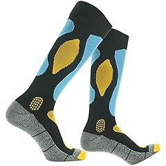 1 Pair-blue &Black & Yellow-waterproof Socks