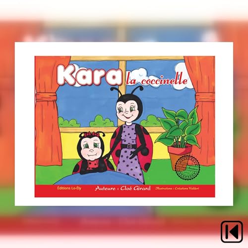 Diseño de la portada del título Kara la coccinelle