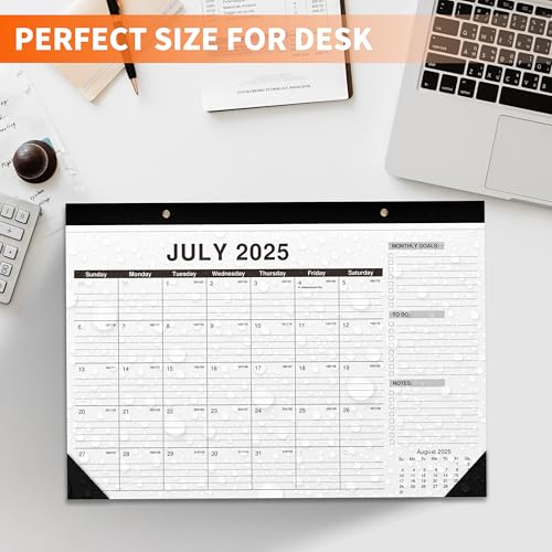 Calendrier 2025-2027 blanc de bureau pour organisation triennale