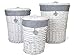 gerimport Set 3 pongotodo Körben (Maßnahmen der Groß: 58 x 45 cm)