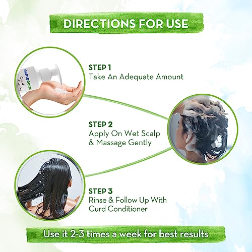 Mamaearth Curd Smoothening Shampoo For Women and Men; with Curd & Keratin for Smooth & Shiny Hair- 250 ml; Nourishes Dry Hair and Controls Frizz - Image 6