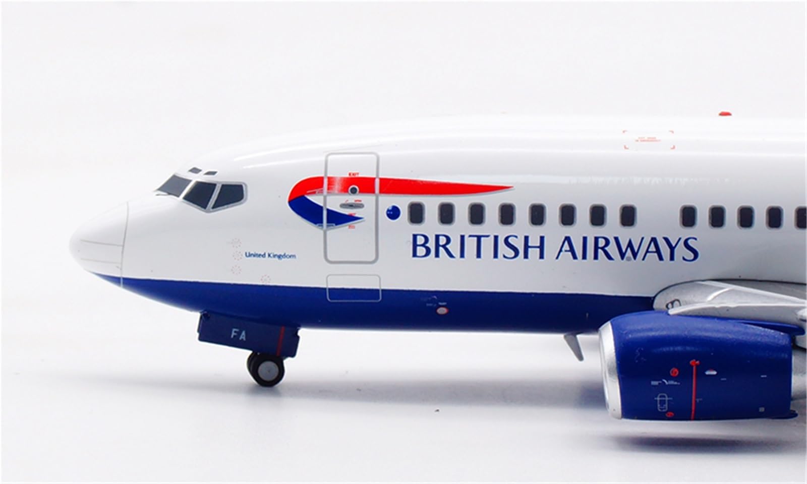 Repliki modeli samolotów 15CM w skali 1/200 replika samolotu ze stopu dla British Airways B737-500 G-GFFA bardzo szczegółowy wykończony model samolotu miniaturowy model samolotu