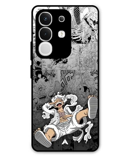 Image of Premium Anime 2 Case for iQOO Z10x (Glossy Finish) Soft-Touch Metal TPU Back Cover, Shockproof, Designer, Aesthetic Mobile Phone Case