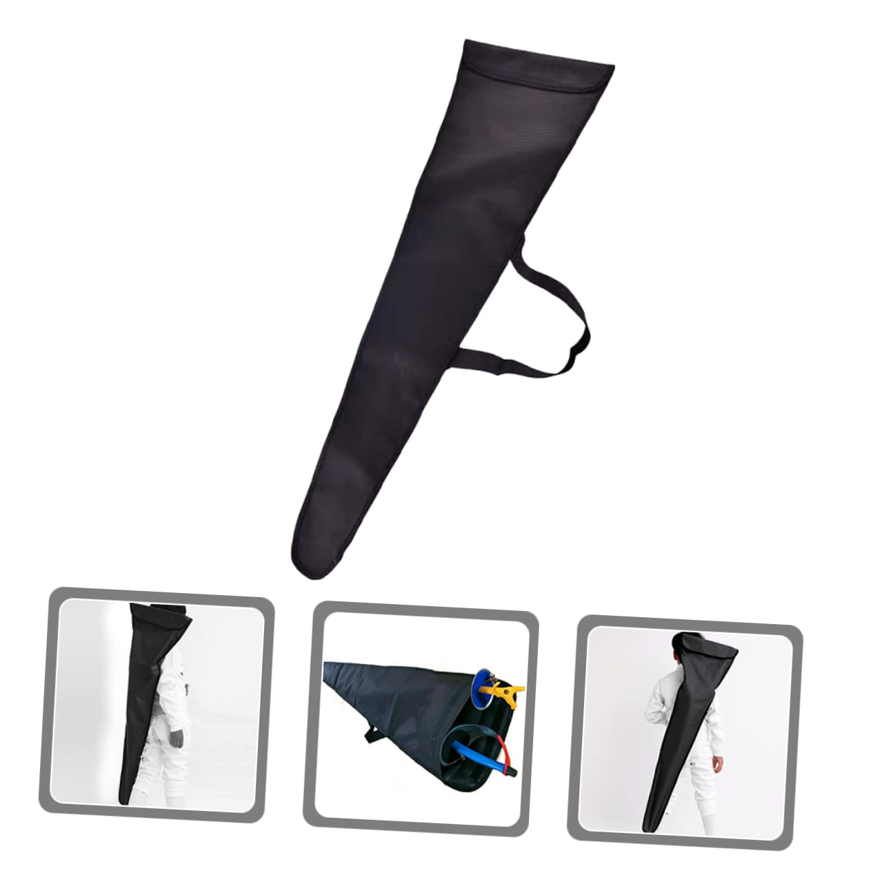 Toddmomy Fencing Bag for Double Swords Oxford Fabric Reusable and Compact Pouch for Storage