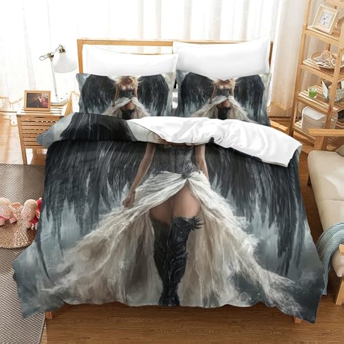 Housse de couette douce résistante en microfibre premium 260x220 - 3