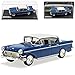 Produktbild Defekte Vitrine Opel Kapitän PI Limousine Blau 1958-1959 1/43 Modellcarsonline Sonderangebot Modell Auto