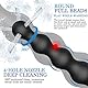 BDSMJOY Po Dusche 60 cm mit 5 Analkugeln,Analdusche mit Anal Tunnel Plug,Einlauf Klistiere zur Darmreinigung Intimdusche erotisches Sexspielzeug für Paare extrem sex (5 Ball)