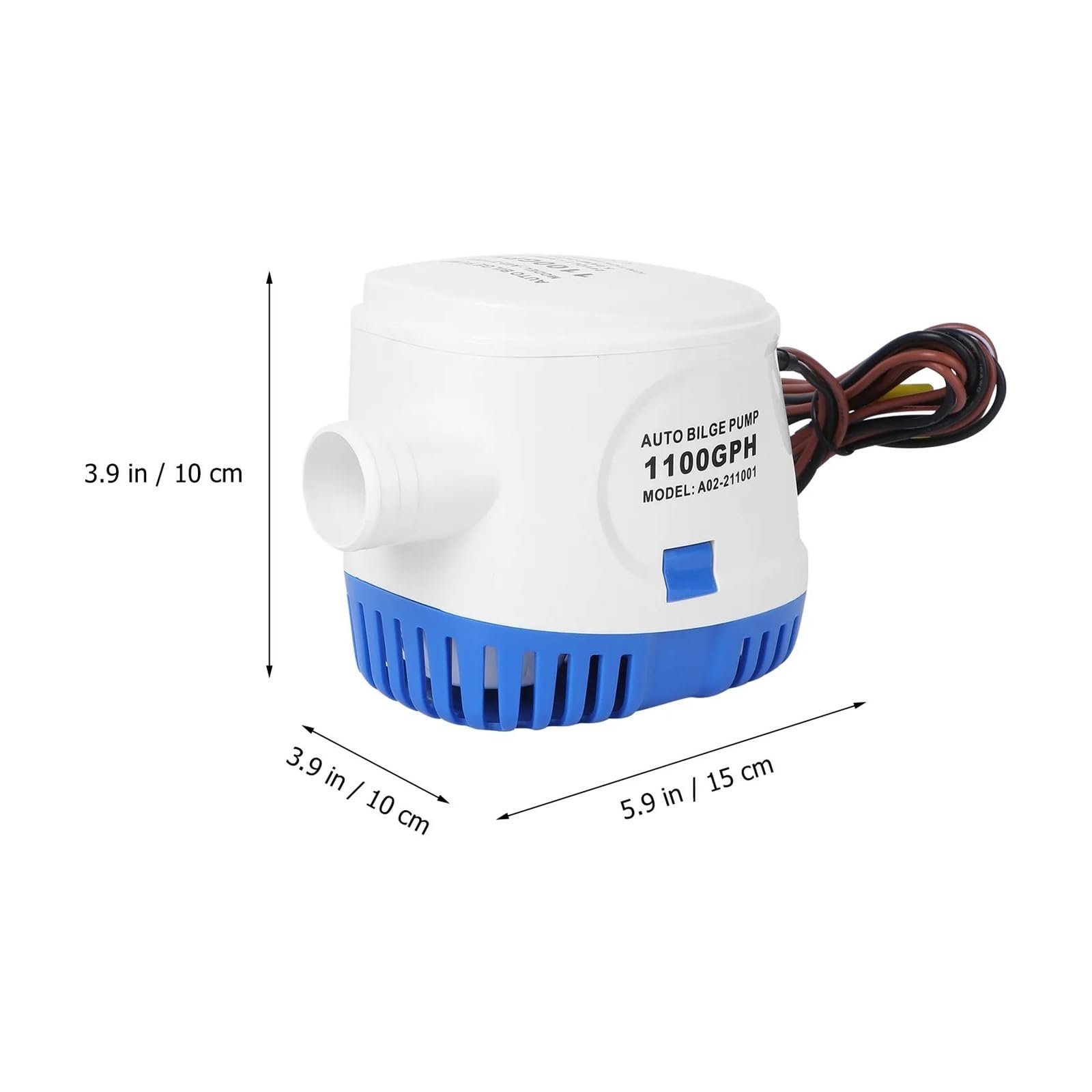 Pompa di sentina automatica sommergibile automatica da 24 V 1100 Gph
