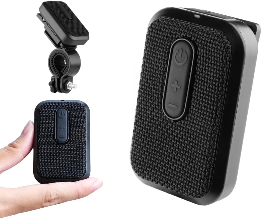 Super Real Wearable Bluetooth Speaker – Waterproof Wireless Portable Speaker – Built in Mic for Hands Free Calls – Mini Clip on Bike & Golf Speaker Super Real Wearable Bluetooth Speaker – Waterproof Wireless Portable Speaker – Built in Mic for Hands Free Calls – Mini Clip on Bike & Golf Speaker