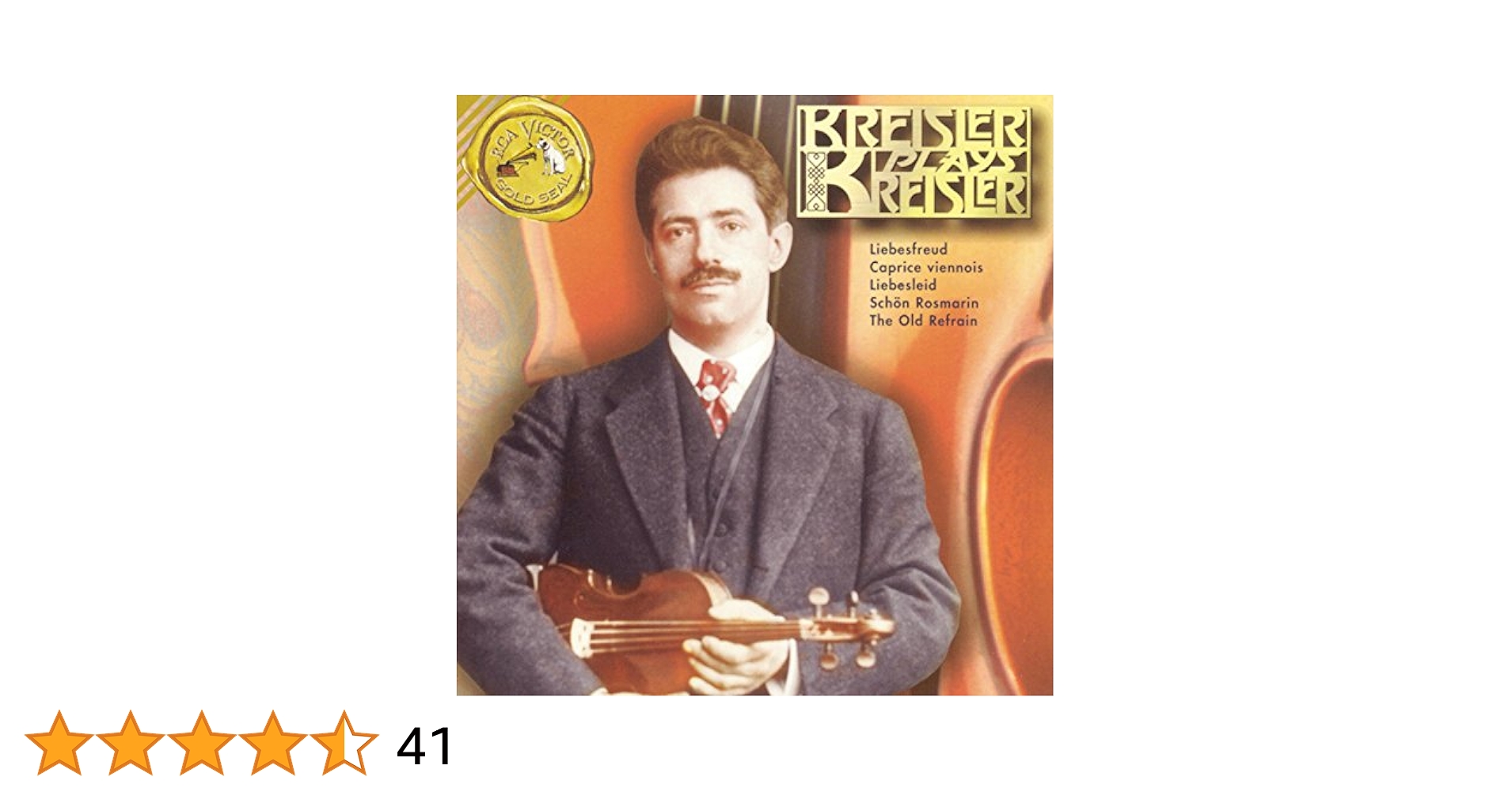 Plays Kreisler : Kreisler, Kreisler, Kreisler Vln, Kreisler
