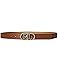 Lauren Ralph Lauren Oval-logo Reversible Leather Skinny Belt - #2 of 3