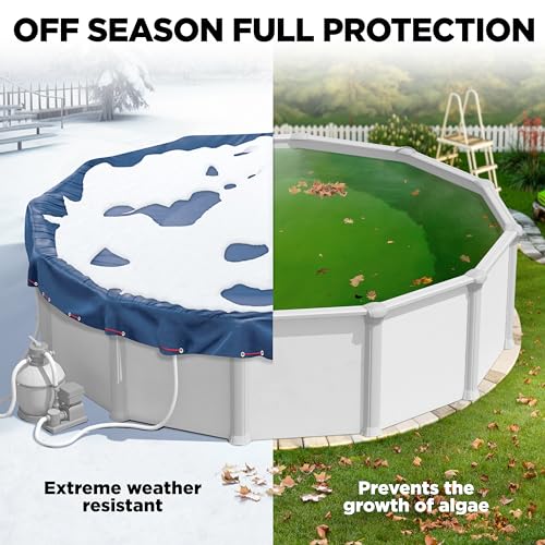 image for Shop Square 15 ft Round Pool Cover for Above Ground Pools, Above Groun