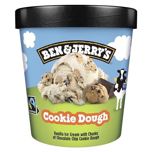 Ben & Jerry's Cookie Dough Vanilla Ice Cream Tub 465ml