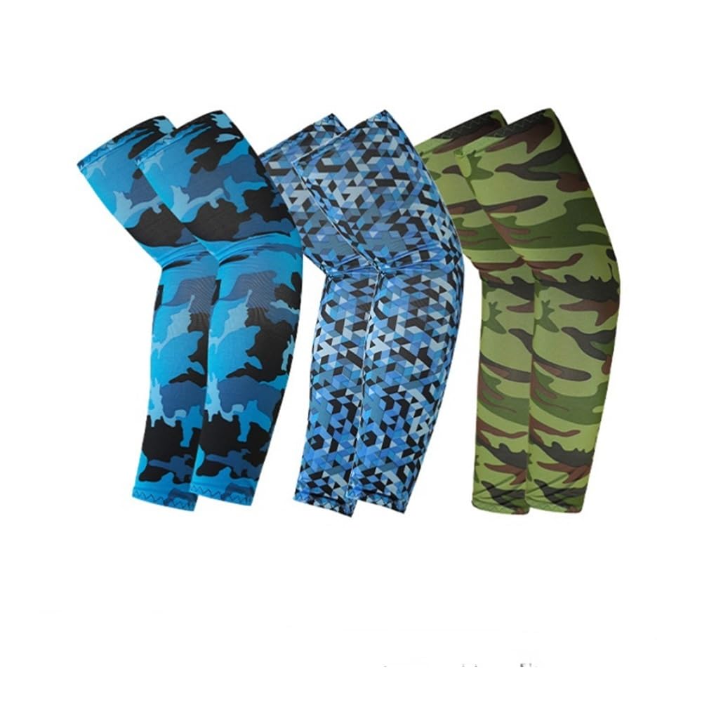 Mangas unisex de enfriamiento para deportes, correr, protección solar UV, para hombres, pesca, ciclismo, ocultación de tatuajes