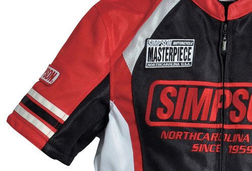 SIMPSON　シンプソン　メッシュジャケット　LW　ブラック×レッド　美品 楽天市場】【34％OFF/特価】レディースバイクジャケット