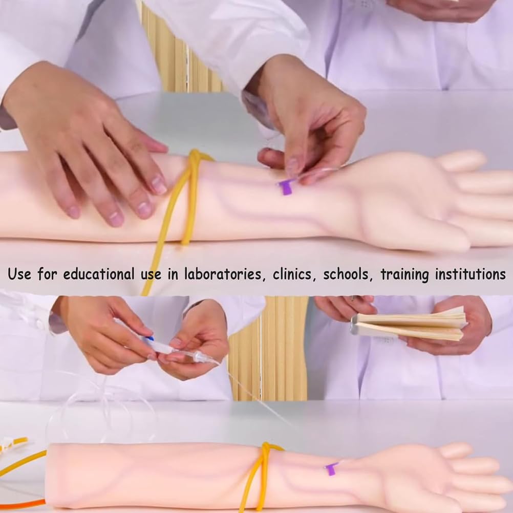 Szablon do ćwiczeń IV w ramieniu, zestaw do treningu wenopunkcji ramienia, model infuzyjny