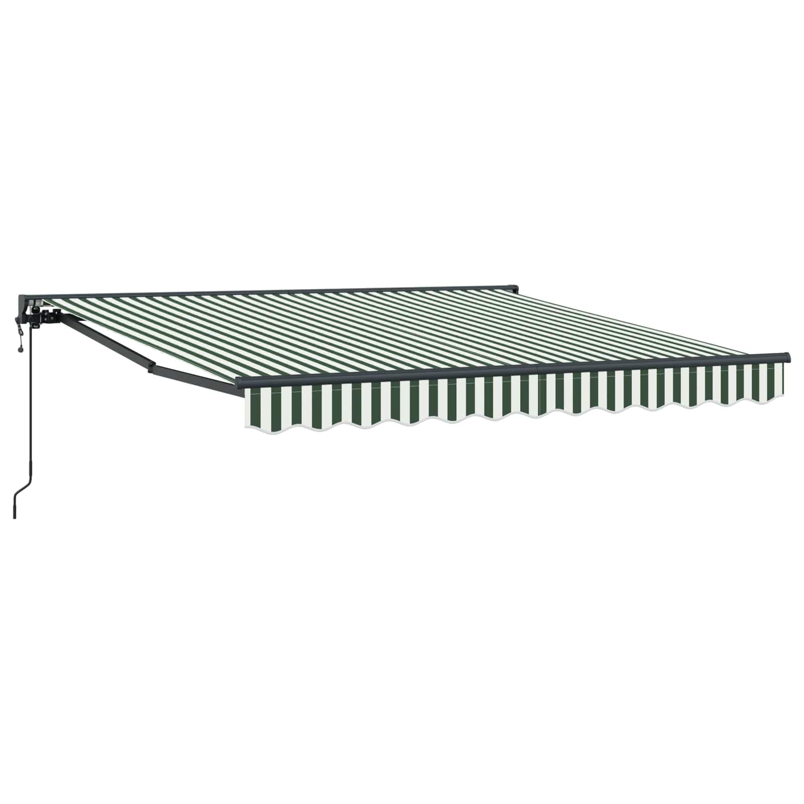 Store rétractable contre la chaleur de terrasse 300x250 cm à bras articulé robuste