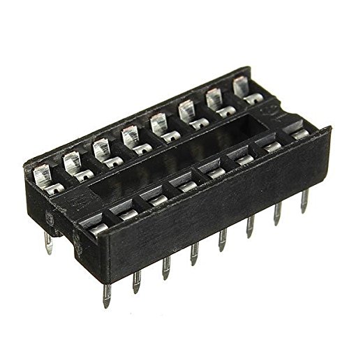 Yongse 5 Stück 2,54 mm 16 Pin DIP IC Sockel Sockel Adapter Solder Typ Breite