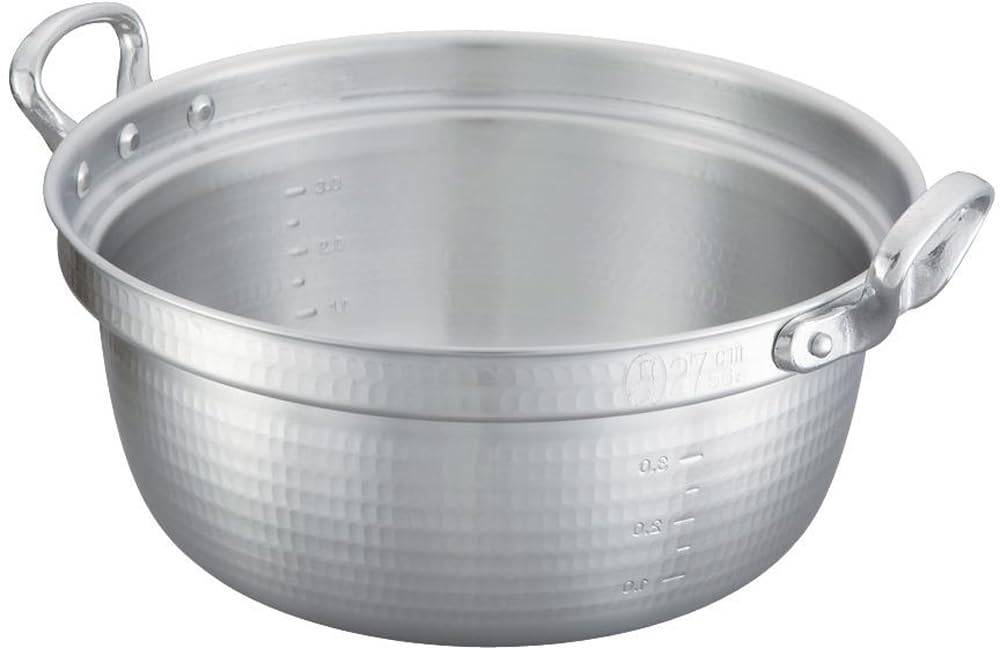 Amazon.co.jp: 中尾アルミ製作所 キング 打出 料理鍋(目盛付