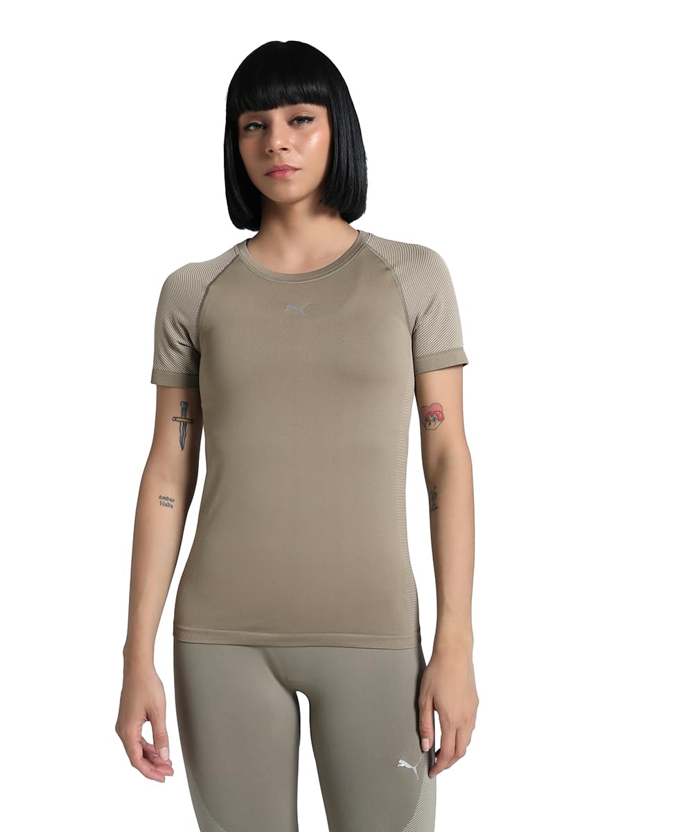 puma Women's Solid Athletic Fit T-Shirt-picture-32