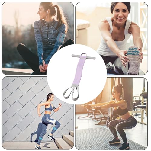 Cuerda elástica para sit up con pedal de resistencia fitness 4