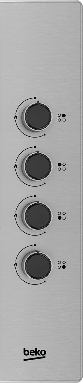 Beko HIGG64103SXN Placa Gas Natural 4 fuegos 61cm 7900W Inox