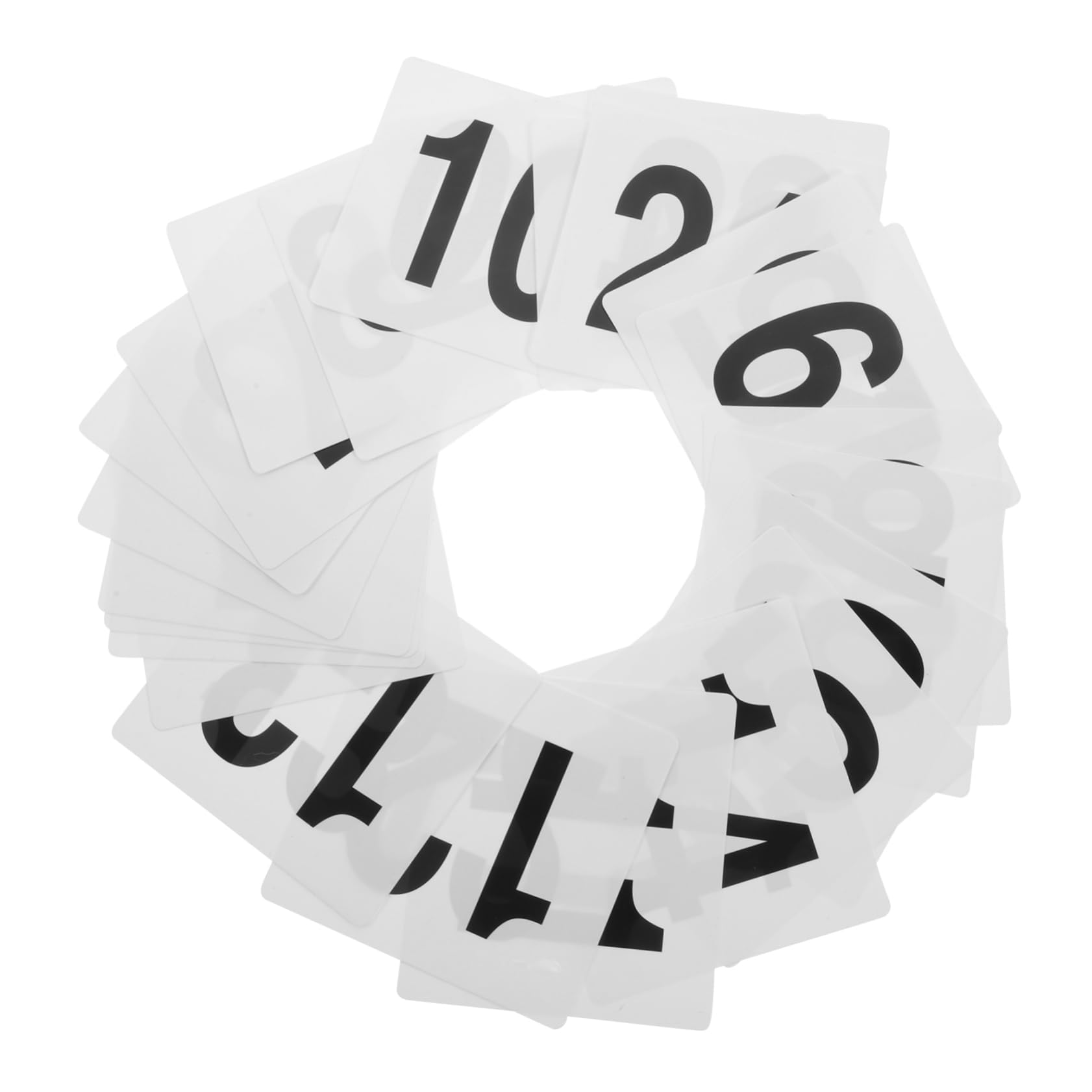 BRIGHTFUFU 25pcs Decorative Table Number Signs for Weddings Parties Events Elegant Reserved Seating Cards Stylish Design for Guests Banquets