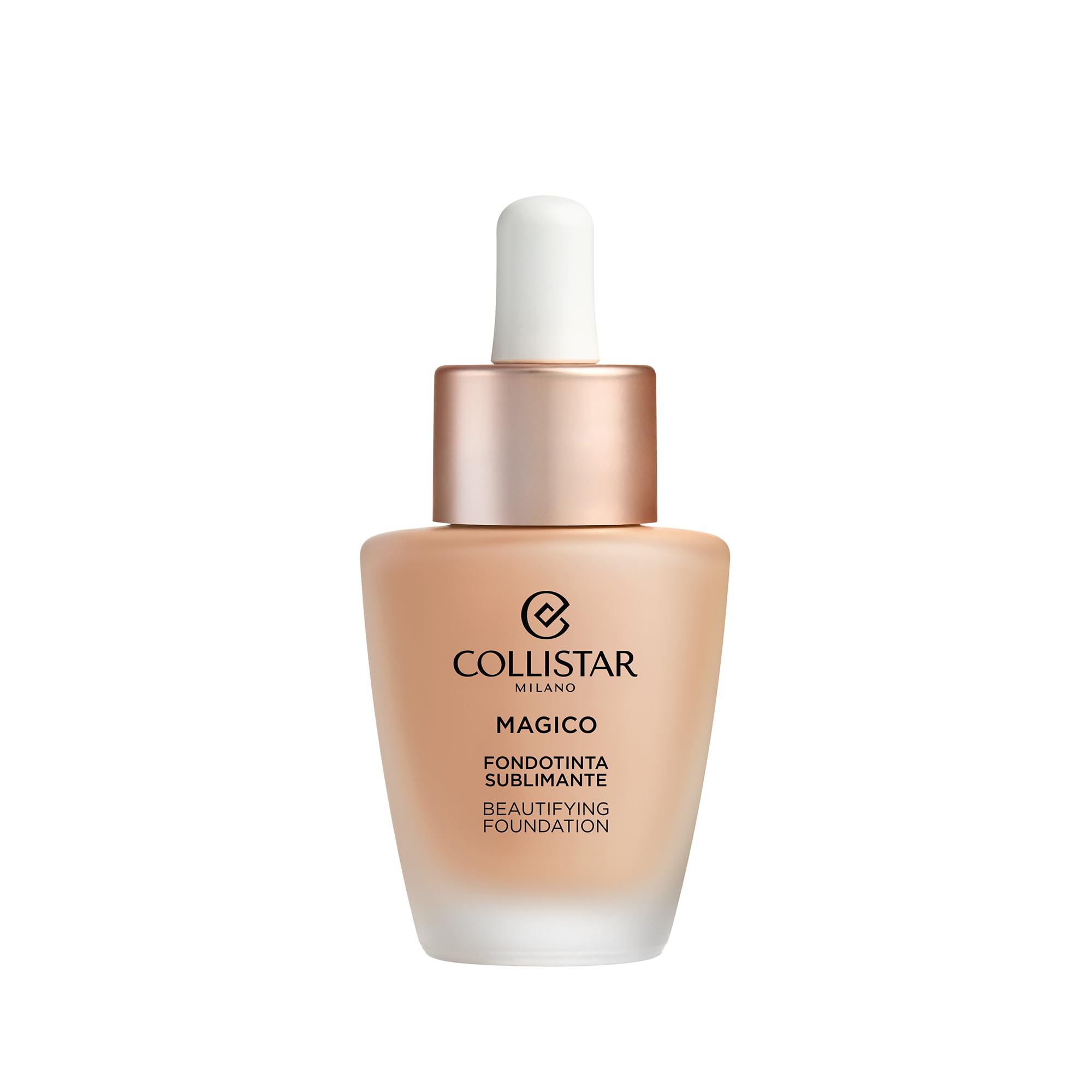 Collistar Magico Sublimierendes Make-up, perfektionierte Haut, gesunder und natürlicher Teint, feuchtigkeitsspendend und gleichmäßig, geeignet für alle Hauttypen, 4N Sand, 30 ml