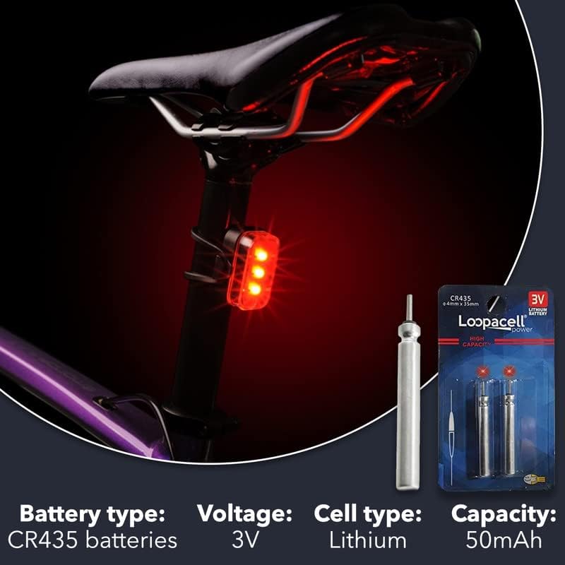LOOPACELL CR435 BR435 435 Lithium Pin Type Cell (Pack of 4) - Long Lasting 3V Lithium Batteries for Fishing Lures, Fishing Bobbers, Pen Lights, Arrow Nocks, Fishing Floats, Pole Lights & LED Flashers