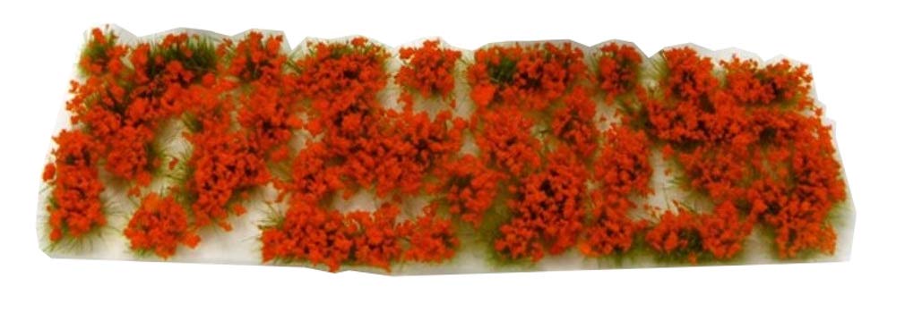 Green Stuff World Red Blossom Tufts - 6 Mm Self-Adhesive - Orange Flowers