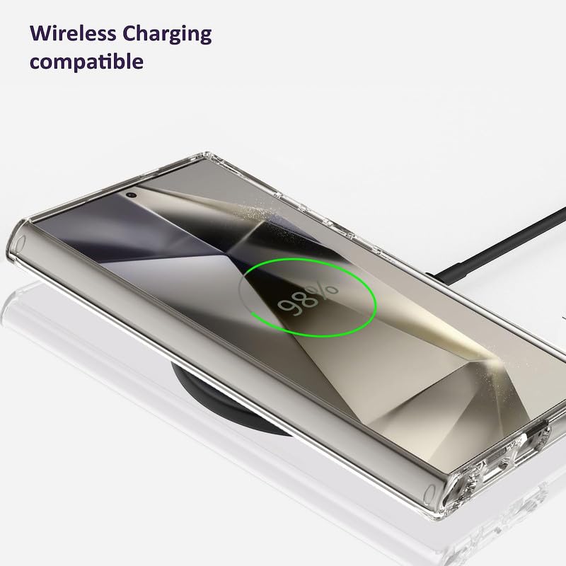 Image of Case Creation Brand - Mobile Cover for Samsung Galaxy S24 Ultra (Soft & Flexible Back Case), Transparent