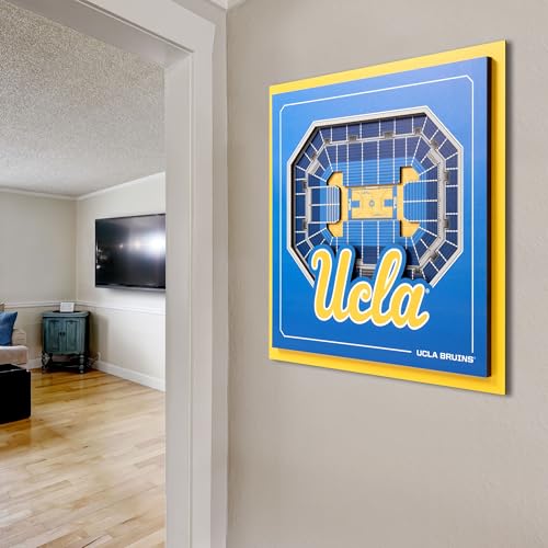 Image of YouTheFan Officially-licensed NCAA Stadium Series 3D Wall Art - multi-layer team stadium replica, detailed sports fan gift, indoor decor